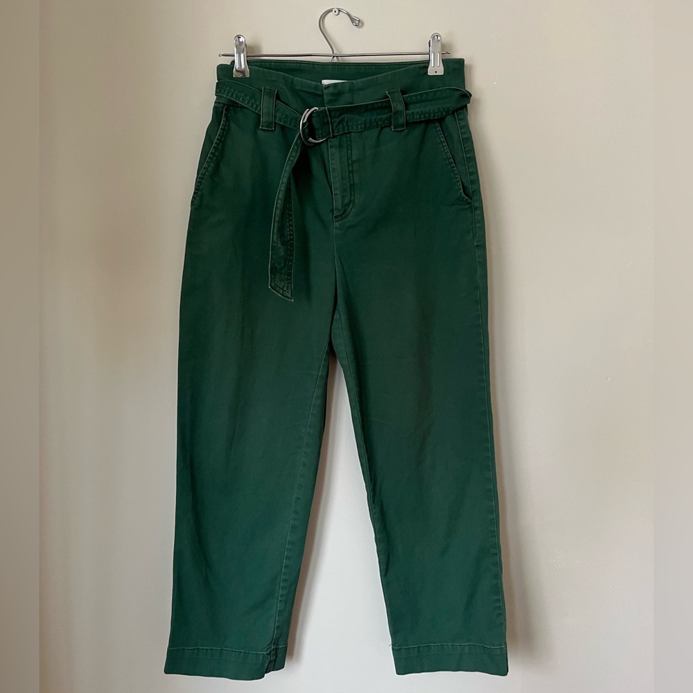 LOFT Green gorpcore spring casual  pants size 8P